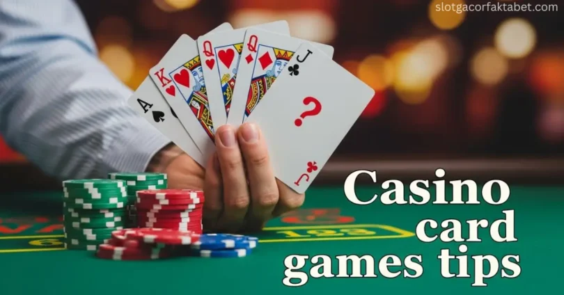 casino card games tips
